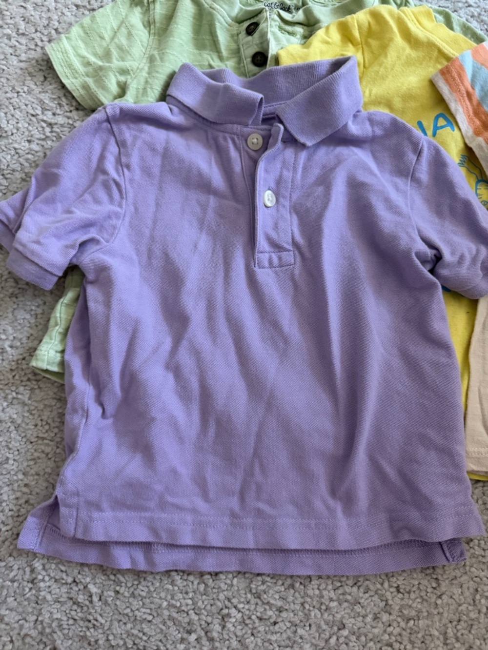 Toddler Boy Shirt Bundle 2T Cat & Jack Children’s Place Dip Play Condition Lot - Picture 3 of 9